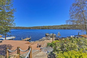 Grand Lakefront Home with Dock in The Hideout!